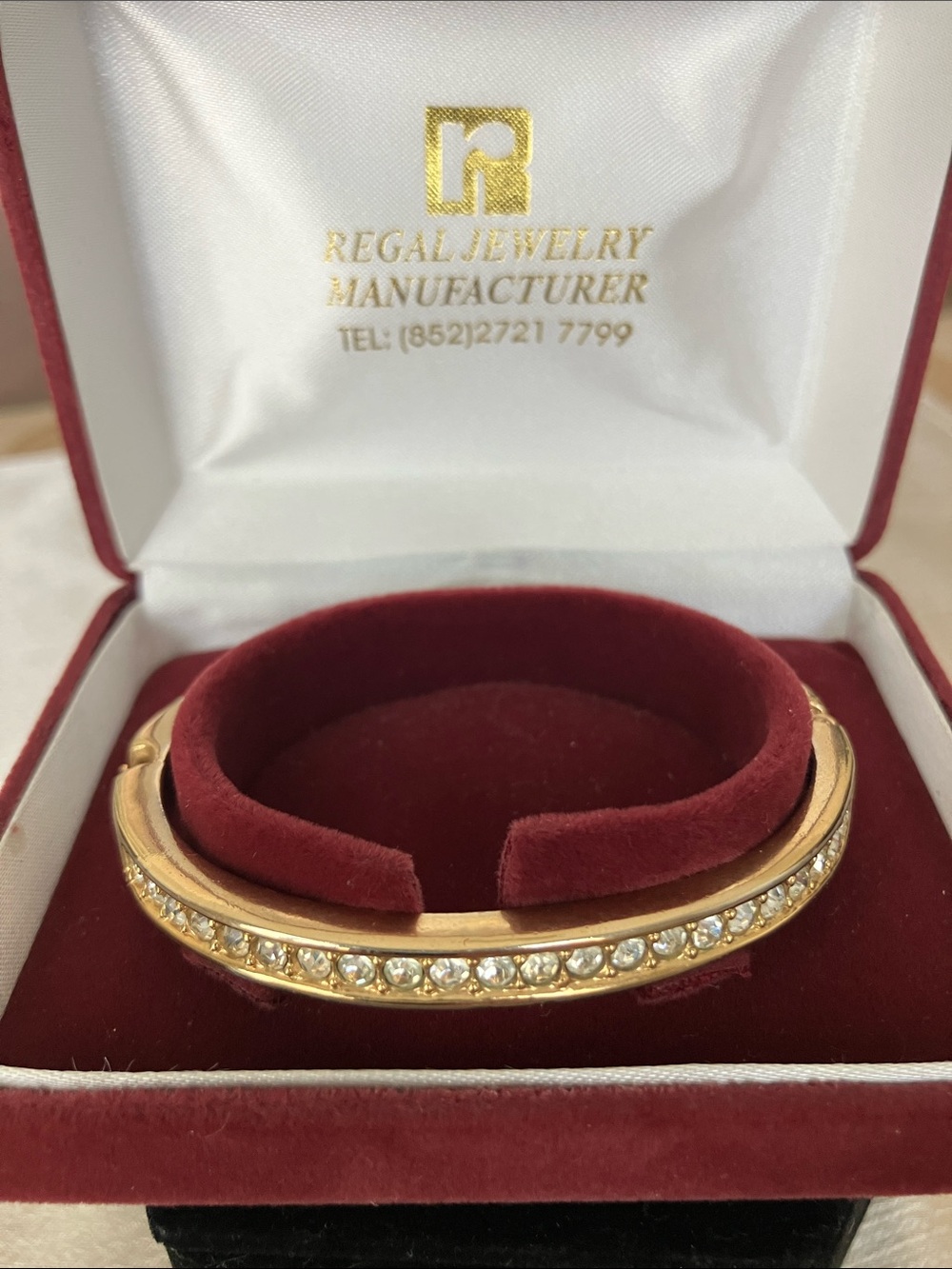 Regal Jewelry Gold Tone Bangle Bracelet